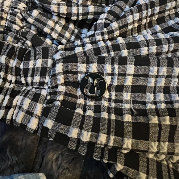 lululemon athletica Plaid Hair Bows - Blue, Black, Pink - Picture 6 of 8